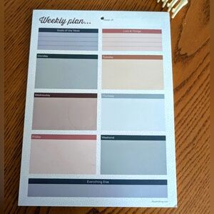 Discontinued Weekly Planner Pad